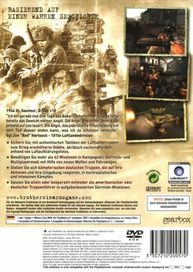 Brothers in Arms - Meiyo no Daishou (Japan) box cover back